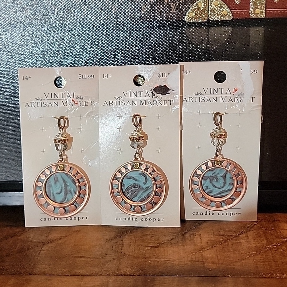 Artisan Market Candie Cooper Radiant Ray Pendant Set of Three NWT